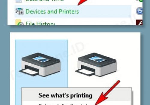 Mengecek Apakah Printer Sudah Terhubung