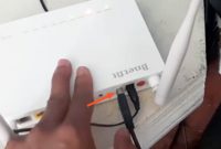 koneksi modem keprinter