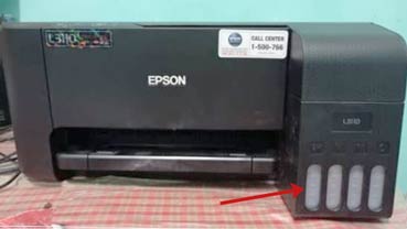 Tinta printer Epson habis