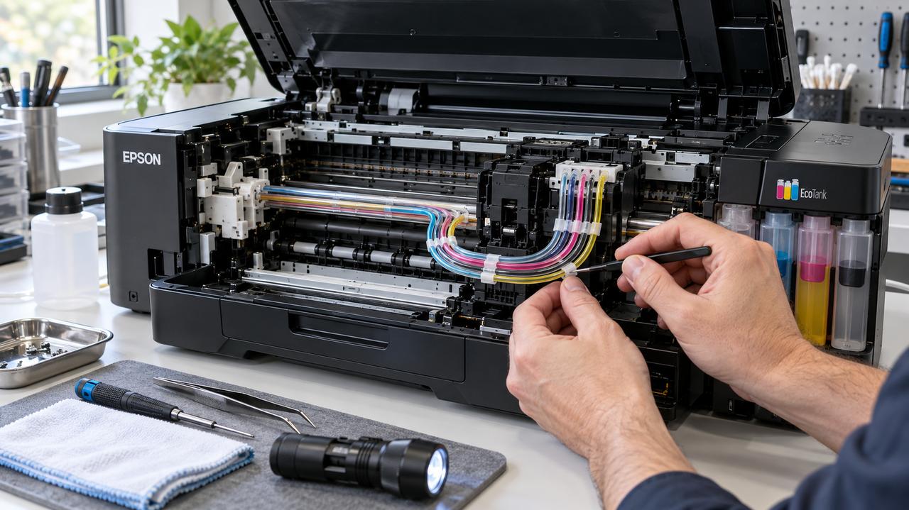 Cara Mengatasi Tinta Epson Tidak Mengalir Setelah Lama Tidak Dipakai