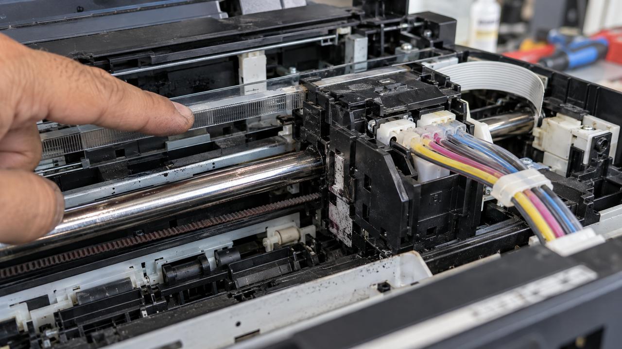 Solusi Head Printhead Epson Macet di Tengah Saat Proses Mencetak