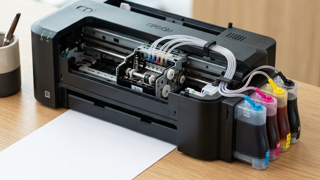 Penyebab tinta hitam Epson L120 putus-putus dan cara mengatasinya